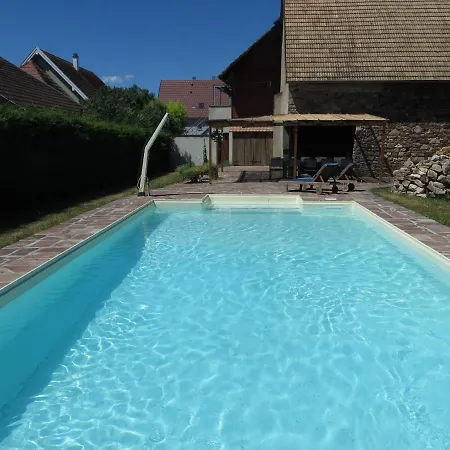 Le 128, Duplex Alsacien 10 Personnes, Piscine Lägenhet Horbourg