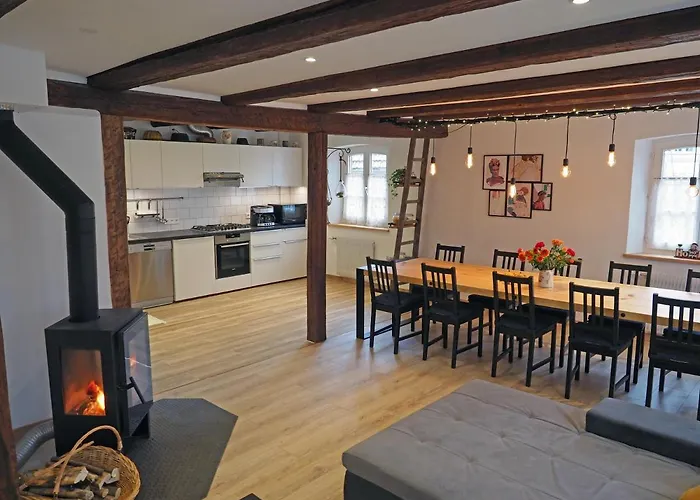 דירה Le 128, Duplex Alsacien 10 Personnes, Piscine Horbourg