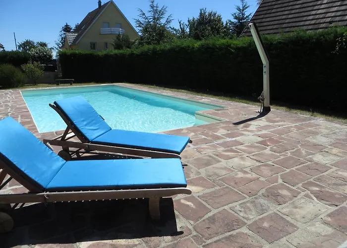 Le 128, Duplex Alsacien 10 Personnes, Piscine דירה *
